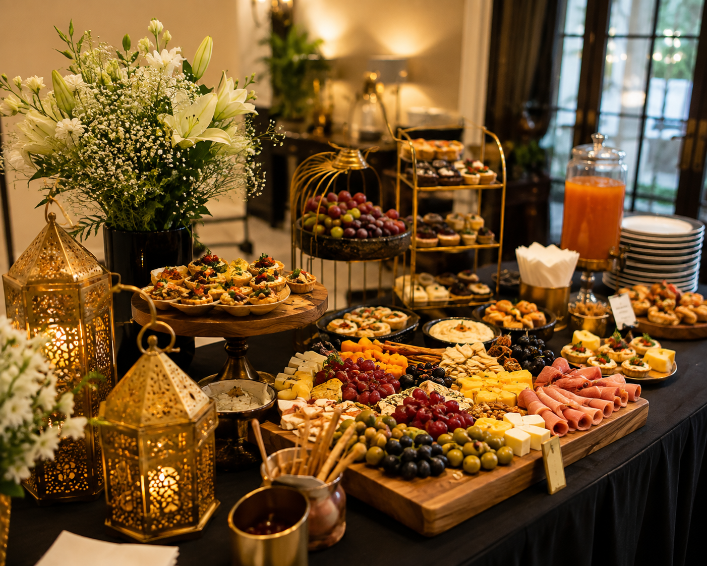 Luxury catering services by The Charcuterie Co.