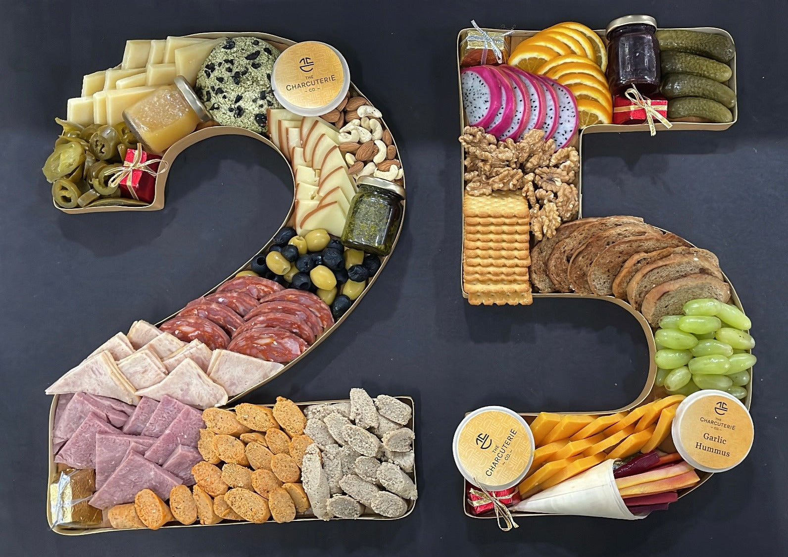 Number Platters Personalized Letter & Number Platter | The Charcuterie Co.