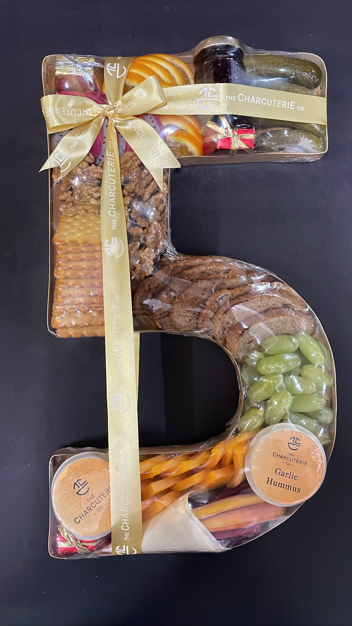 Number Platters Personalized Letter & Number Platter | The Charcuterie Co.